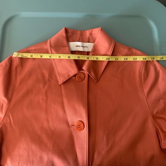 NORSE PROJECTS Rositta Coral Cotton Twill Jacket - Picture 16 of 16